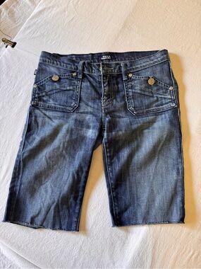 Rock & Republic Dark Blue Denim Bermuda Shorts